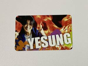 イェソン SUPER JUNIOR E.L.F-JAPAN FESTIVAL 2017 SUPER SPORTS DAY DVD 封入特典 トレカ YESUNG Photocard SJ