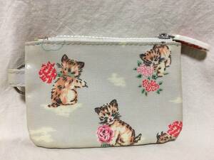 Cath Kidston Cath Kidston кошка принт сумка / кошелек для мелочи . б/у товар 