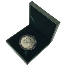 【中国記念貨幣 美品】 中華人民共和国 パンダ コイン 2001年 銀貨 純銀 シルバー 10元 Ag999 1oz 1オンス 貨幣 硬貨 熊猫 ケース 箱 M444_画像2