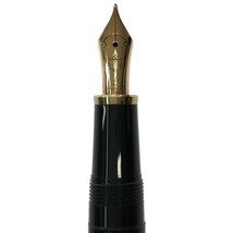 【美品】SAILOR FOUNDED セーラー 1911 万年筆 ブラック ゴールド カートリッジ式 ペン先 14K H-M 日本製 文房具 筆記用具 現状品 J690_画像6