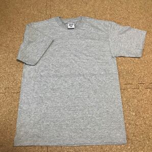 Sサイズ 新品【USA製・デッドストック】 00s アンビル anvil Tシャツ 5.4oz 霜降りグレー 無地 アメリカ製 チャンピオン 希少 ヴィンテージの画像4