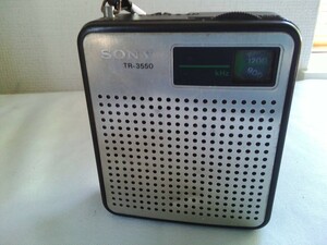  Showa Retro SONY AM radio TR-3550* operation goods 