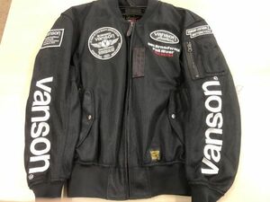 A08-009-0726-118 Vanson　 メッシュジャケット　VS211S-BW　バンソン 肩・肘・脊椎・胸部プロテクター標準装備　バイクウェア