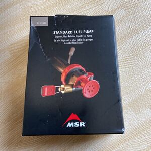 MSR STANDARD FUEL PUMP 米国正規品 直輸入品 日本語説明書付き 新品未使用