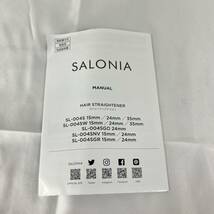 E【2003】SALONIA SL004S-15 ストレートヘアアイロン プレート15mm ブラック【430102000068】2_画像5