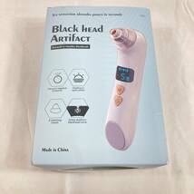 E【2003】動作確認済み 多機能毛穴吸引器 美容機器 BLACK HEAD ARTIFACT 毛穴ケア 【430102000177】_画像1