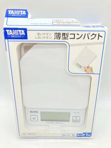 E【2003】TANITA キッチンスケール KD-187 動作確認済み 薄型コンパクト 1kg はかり 重量計【430102000074】