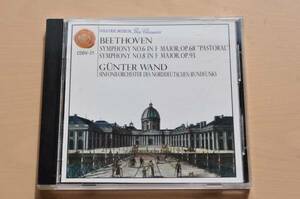 ベートーヴェン：交響曲第6番『田園』&交響曲第8番@ギュンター・ヴァント&ハンブルク北ドイツ放送交響楽団/NDR/Gold CDゴールドCD
