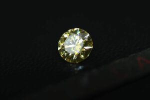  new arrival labo yellow diamond 1ct round cut gem . stone rare brilliancy gem series round form moa sa Night certificate attaching C304