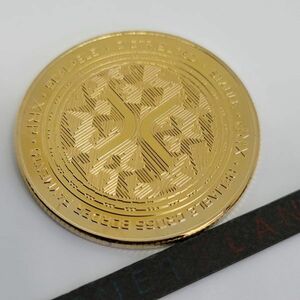 リップルコイン 仮想通貨 XRP 記念コイン ゴールドメッキコイン コレクション 金融 コイン レプリカシリーズ 記念 ギフト 金 A292