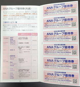 【最新版】ANA株主優待冊子　2022年11月末期限