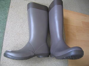  half-price stylish Raver boots KNO780 tea LL 24.5cm through year for rubber boots is