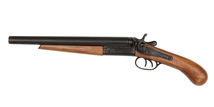 DENIX Spain No.1114 Double-barrel pistol USA1868年製の復刻飾銃　全長：52.5cm　1834gr。_画像2