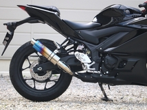 新品 WR’S YZF-R25/MT-25 2022～ (8BK-RG74J) スリップオン S.O.Vショートオーバルタイプ 焼き色チタン仕様 FV2270JM ダブルアールズ_画像4