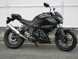 新品 WR’S Z250 ABS 2013 (JBK-ER250C) スリップオン ラウンドタイプ ステンレス/ステンレス BF4250JM ダブルアールズ マフラー