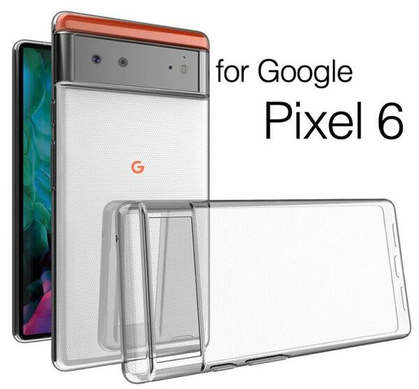 ［２個セット］Google Pixel 6 クリア シリコン ケース カバー ピクセル 6 ソフト