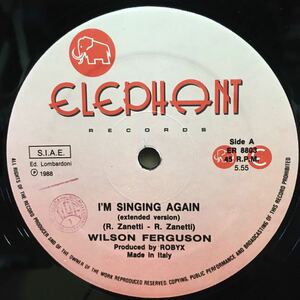 12' レア盤　WILSON FORGUSON / I'M SINGING AGAIN　※ 哀愁系大人気曲