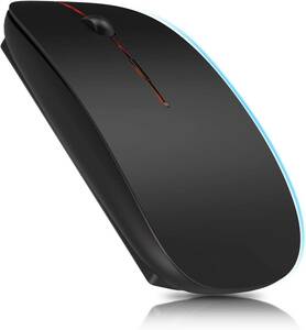 『送料無料』ワイヤレスマウス 超薄型 静音 無線 マウス 省エネルギー 2.4GHz 3DPIモード 高精度 持ち運び便利 Mac　Windows　黒　ブラック