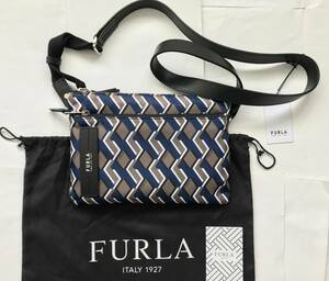  новый товар стандартный товар 28,600 иен *FURLA/ Furla * сумка на плечо сумка. 2way*TECHNICAL CROSSBODY POUCH* сумка "body" EBQ5MRO-NS0000* для мужчин и женщин 