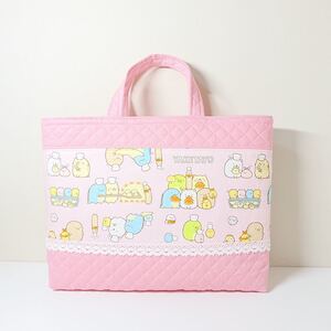 すみっコぐらし★レッスンバッグ★大人気最新柄★(名前刺繍サービス!)A