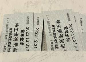 新京成電鉄株主優待乗車券〜12月