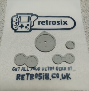Retrosix ゲームボーイアドバンスSP ゴムセット