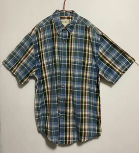 90s Eddie Bauar エディーバウアー　半袖シャツ　ボタンダウンシャツ　　サイズ S USA アメリカ　90年代