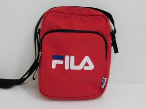 ■SB-567■ FILA　フィラ　ショルダーバッグ　レッド　中古