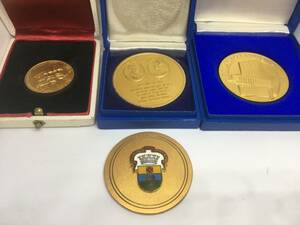 激レア 希少 ブラジル ポルトアレグレ Porto Alegre 関連メダル セット 市長贈呈 Casa Masson 100周年 200周年 記念 コイン EBERLE 0620-02