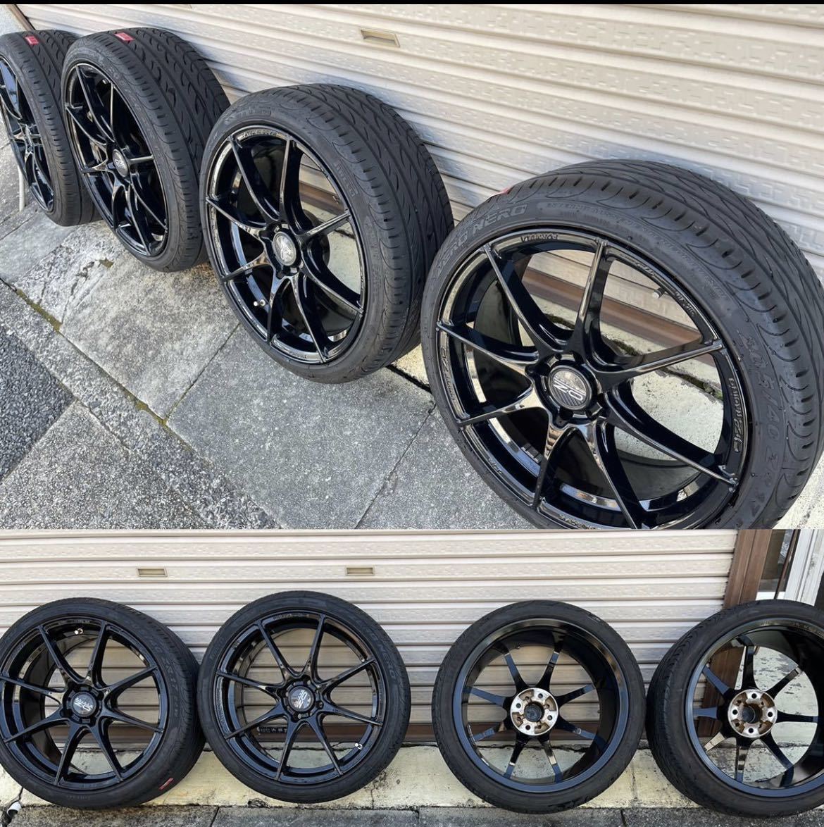きます 225/45R18 FK510 サマータイヤ ホイール4本セット フジ