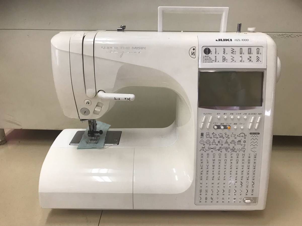 うございま ヤフオク! - コンピューターミシン ジューキ JUKI HZL-1000