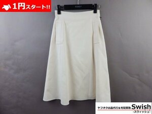 A821●FOXEY フォクシー●未使用 Skirt “Lilly Bell” スカート 38 アイボリー●