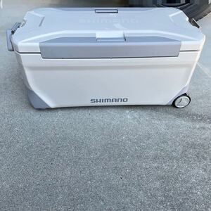 シマノ クーラー スペーザ ベージュ 350 一回使用 美品!