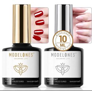 ベースコート&トップコート セット ジェルネイル 拭き取り不要 10ml