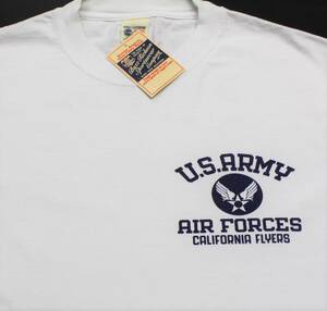 YTS33東洋XS USエアフォースUS.ARMYステンシルUSAAFカリフォルニア 半袖TシャツUSA製 半袖TシャツBuzz Rickson'sバズリクソンズ