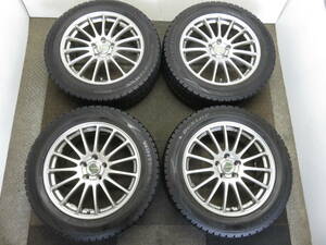 引取歓迎！245/50R18 ダンロップ WINTER MAXX WM02,ECOFORME アルミ 18X7.5J PCD 114.3 -5H ＋42　CO2-1-7