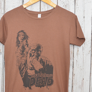 MT1431 ウォーキングデッド WALKING DEAD Tシャツ S 肩42 コミック アメコミ メール便可 xq