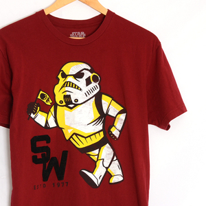 MT665 スターウォーズ STAR WARS Tシャツ M 肩48 アメリカ古着 映画 メール便可 xq