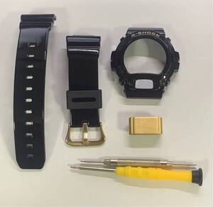 casio g-shock dw6900用 純正 ベルトとベゼルセット新品未使用の商品画像