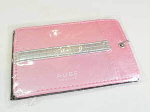  unused storage goods *AUBE Kao AUBEcouture original card-case 110×70mm