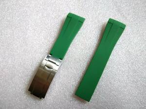 [ новый товар ] резиновая лента Rolex соответствует зеленый смычок type неоригинальный товар 