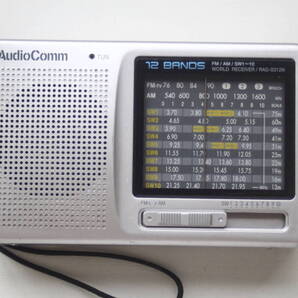 AudioCommオーム電機 FM/AM/SW 12バンドレシーバーラジオ RAD-S312N 動作品 ワールドレシーバー