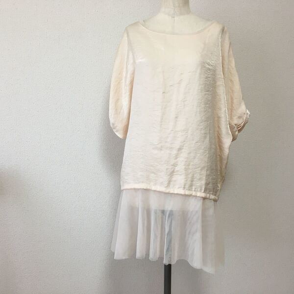 ZARA サテン チュニック S