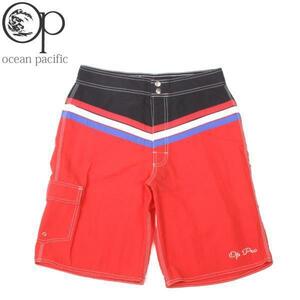 Ocean Pacific pro オーシャンパシフィック/517-619/ボードトランクス/Col. ブラックｘレッド/29インチ size