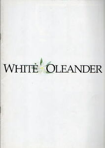 『ホワイト・オランダー』映画パンフレット・A４/アリソン・ローマン、ミシェル・ファイファー、レニー・ゼルウィガー