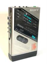 [美品][美音][整備品] SONY ウォークマン WM-F101 電池ボックス付き (カセットテープ、ラジオ AM/FM)_画像1