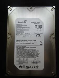 l【中古動作品】Seagate 3.5インチHDD SATA(Serial ATA) 320GB Barracuda ST3320820AS