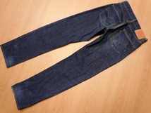 n50★98年 米国製★LEVIS リーバイス★555 バレンシア工場 501XX ビンテージ復刻 W29 デニムパンツ 濃いめ 古着 ジーンズ★_画像2