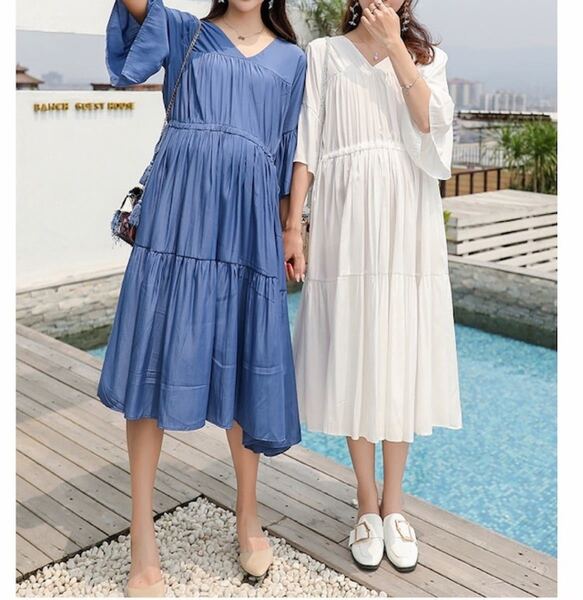 ティアードワンピース ワンピース 夏 春夏 ロングワンピース