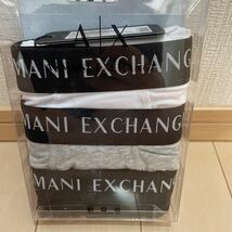 送料無料　新品未使用　アルマーニエクスチェンジ ARMANI EXCHANGE ボクサーパンツ　3枚セット　Sサイズ　 STRETCH COTTON TRUNK 3X_画像2